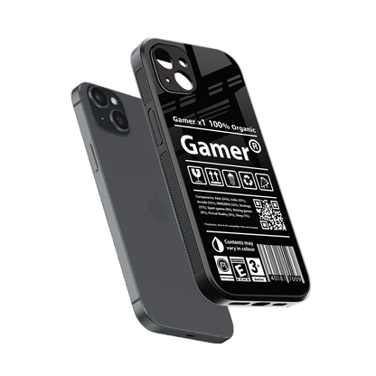 gamer back phone cover | glass case for iphone 15 plus