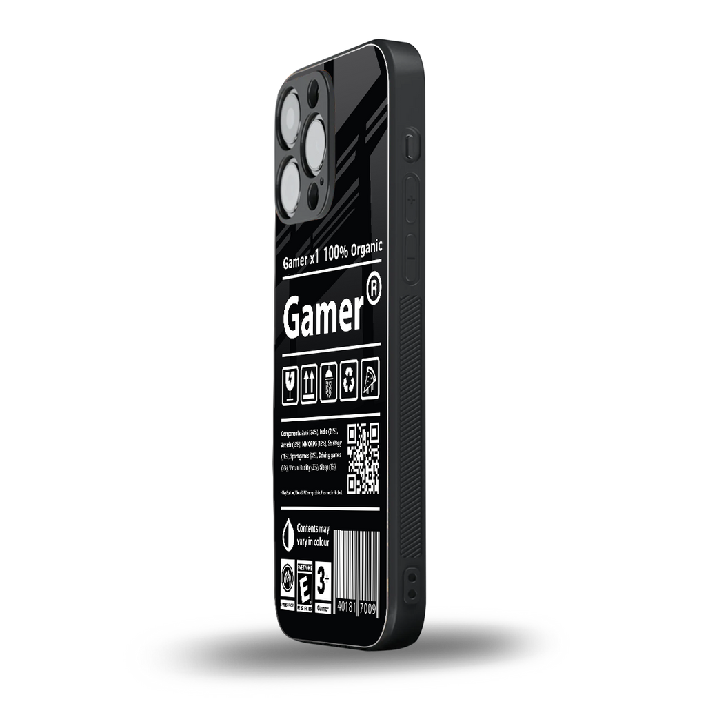 gamer back phone cover | glass case for iphone 14 pro max
