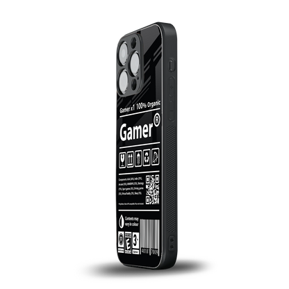 gamer back phone cover | glass case for iphone 15 pro