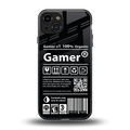 gamer back phone cover | glass case for iphone 14
