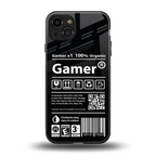 gamer back phone cover | glass case for iphone 14