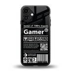 gamer back phone cover | glass case for iphone 16 plus