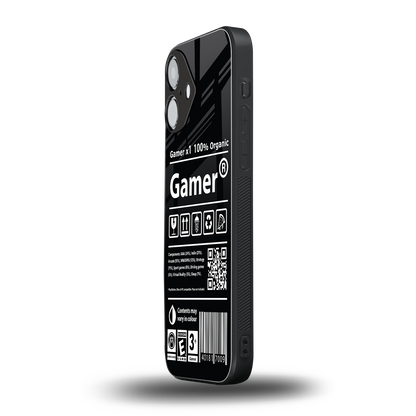 gamer back phone cover | glass case for iphone 16