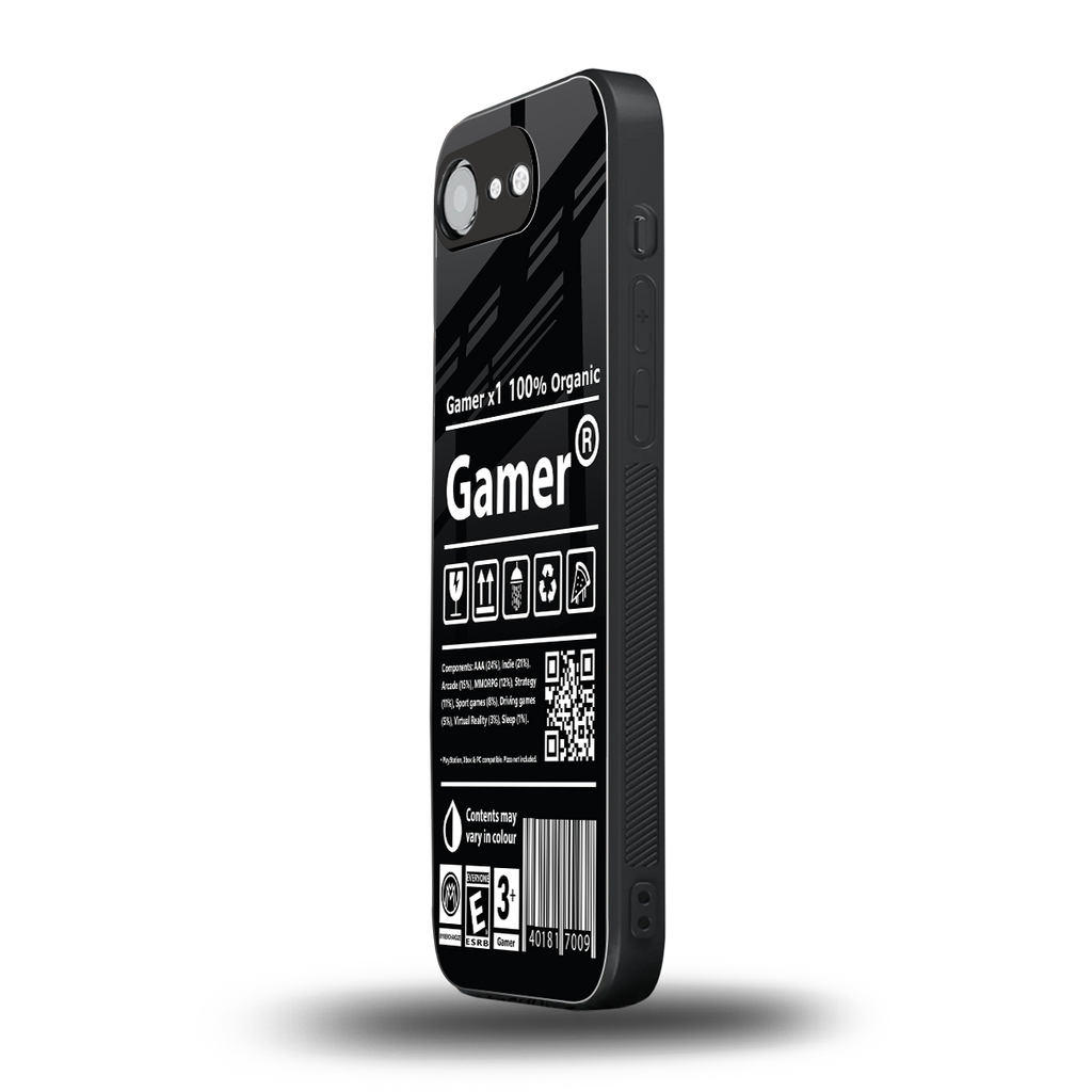 gamer back phone cover | glass case for iphone 16e