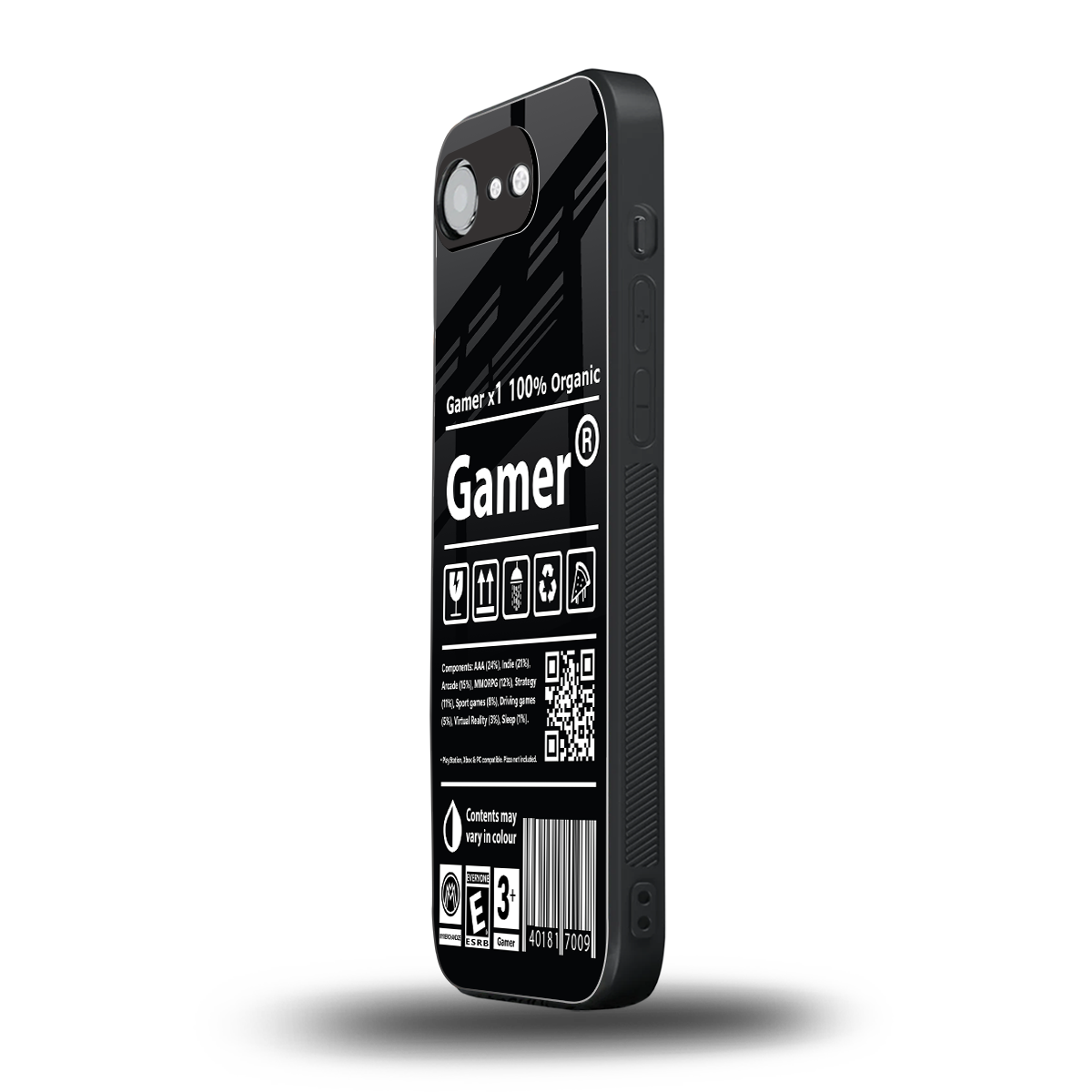 gamer back phone cover | glass case for iphone 16e