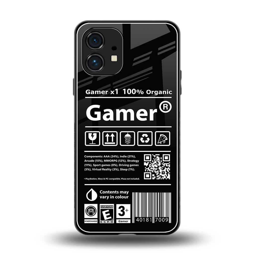 gamer back phone cover | glass case for nothing phone 1