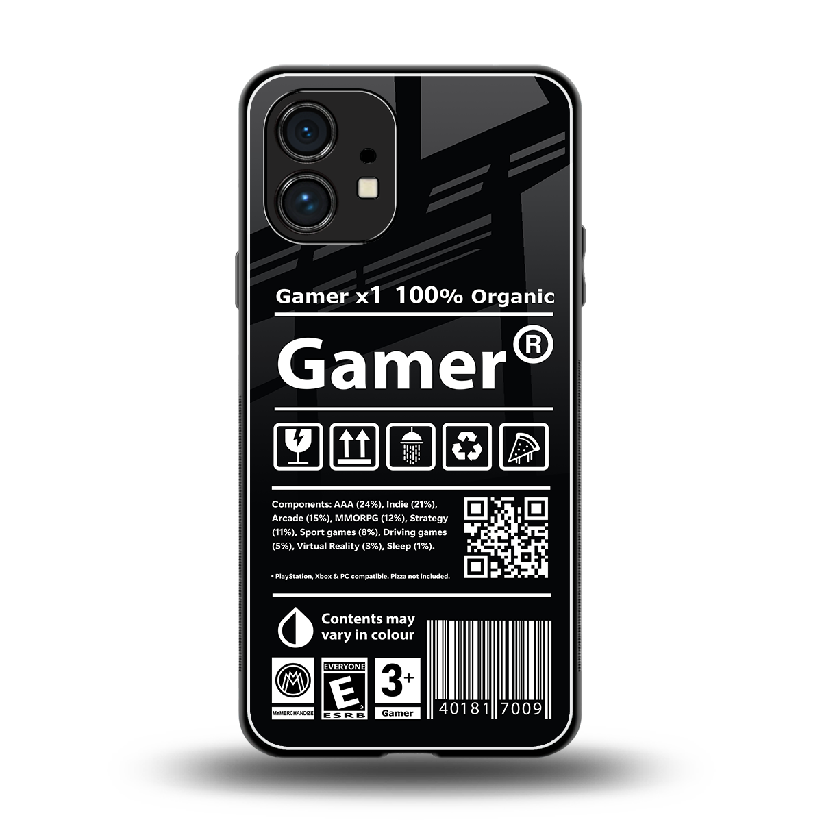 gamer back phone cover | glass case for nothing phone 1