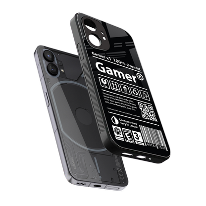 gamer back phone cover | glass case for nothing phone 1