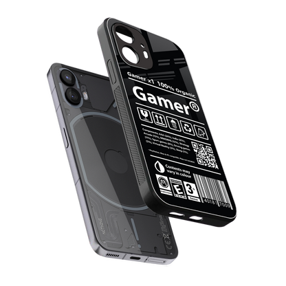 gamer back phone cover | glass case for nothing phone 2