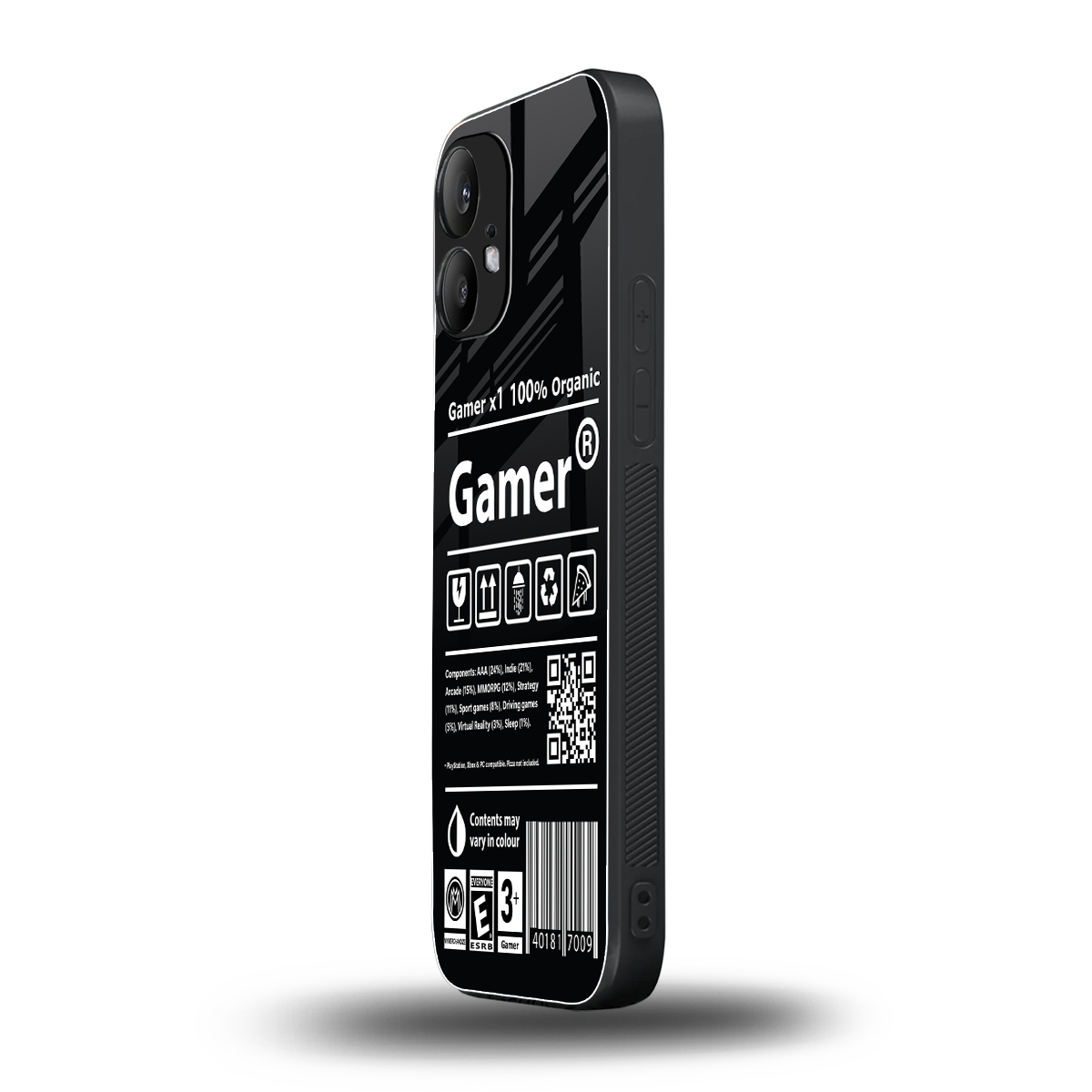 gamer back phone cover | glass case for nothing phone 2