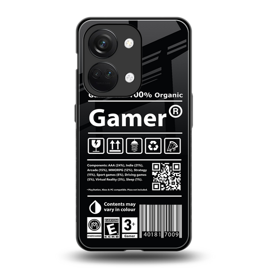gamer back phone cover | glass case for oneplus nord 3