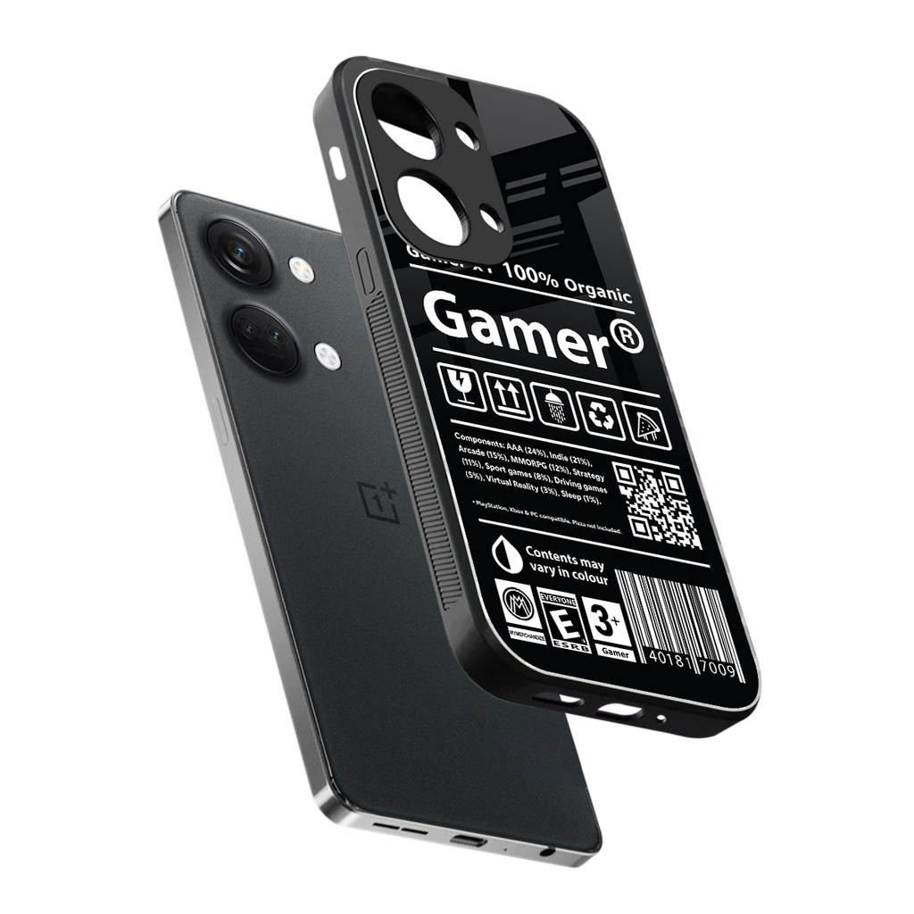 gamer back phone cover | glass case for oneplus nord 3