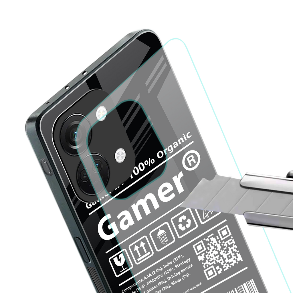 gamer back phone cover | glass case for oneplus nord 3
