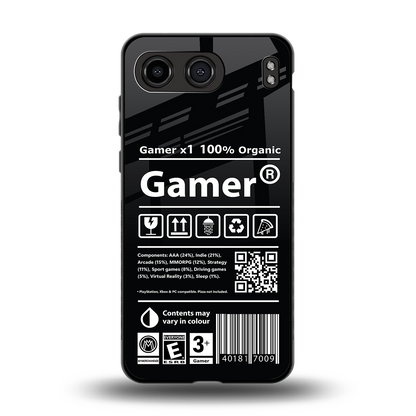 gamer back phone cover | glass case for oneplus nord 4