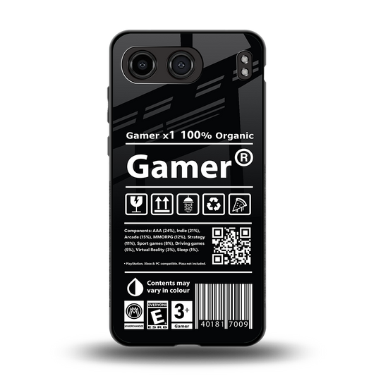 gamer back phone cover | glass case for oneplus nord 4