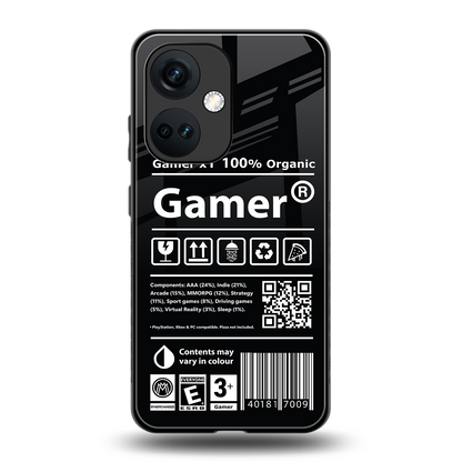 gamer back phone cover | glass case for oneplus nord ce 3
