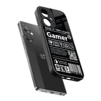 gamer back phone cover | glass case for oneplus nord ce 3