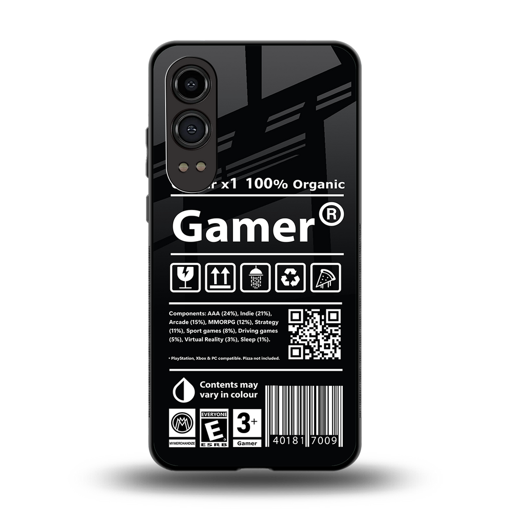 gamer back phone cover | glass case for oneplus nord ce 4 lite
