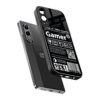 gamer back phone cover | glass case for oneplus nord ce 4 lite
