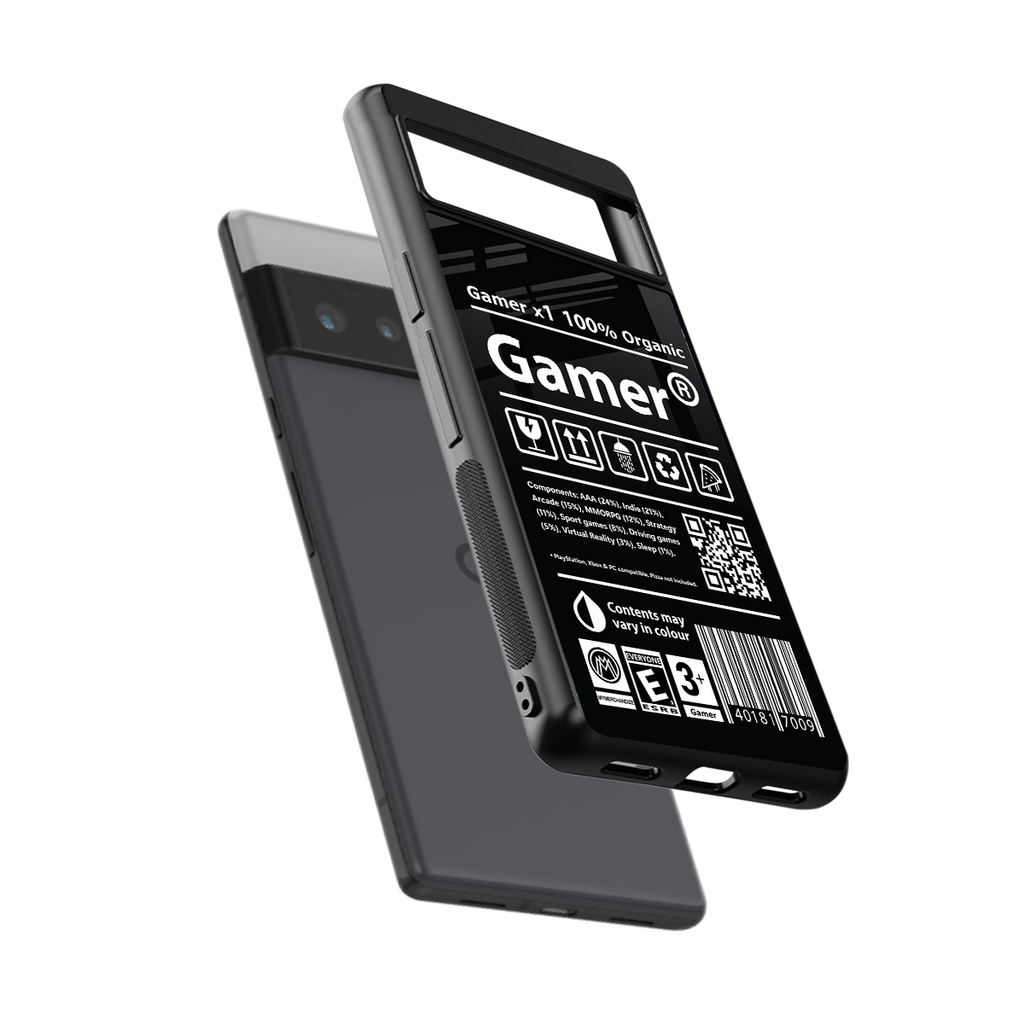 gamer back phone cover | glass case for google pixel 6 pro
