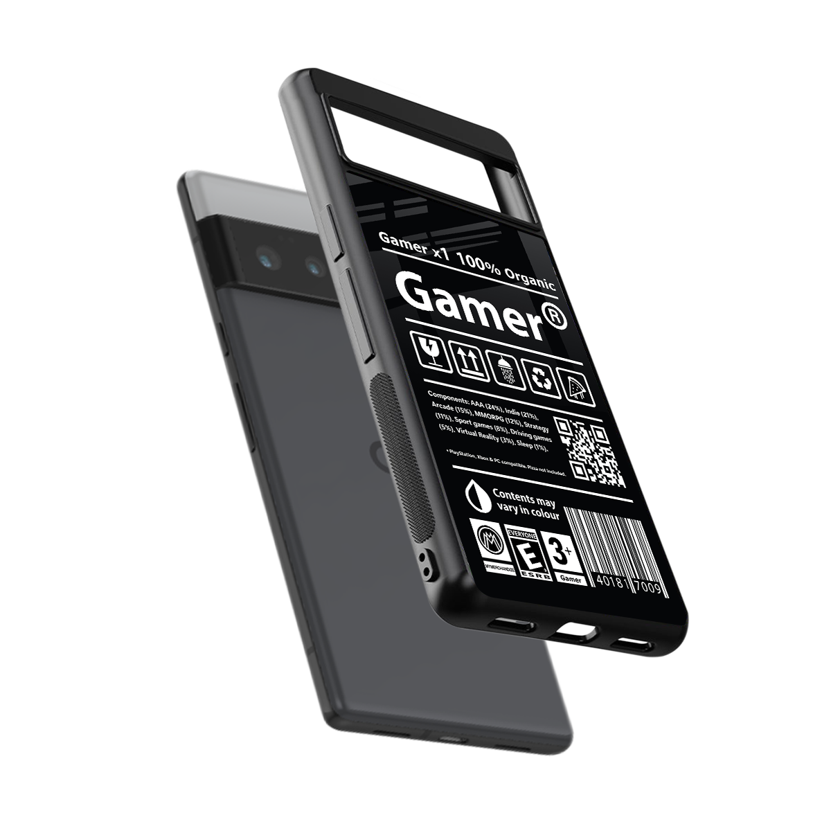 gamer back phone cover | glass case for google pixel 6 pro