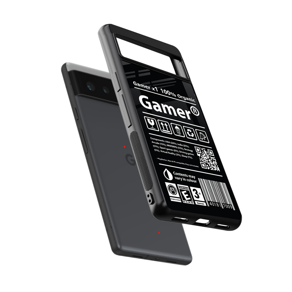 gamer back phone cover | glass case for google pixel 6