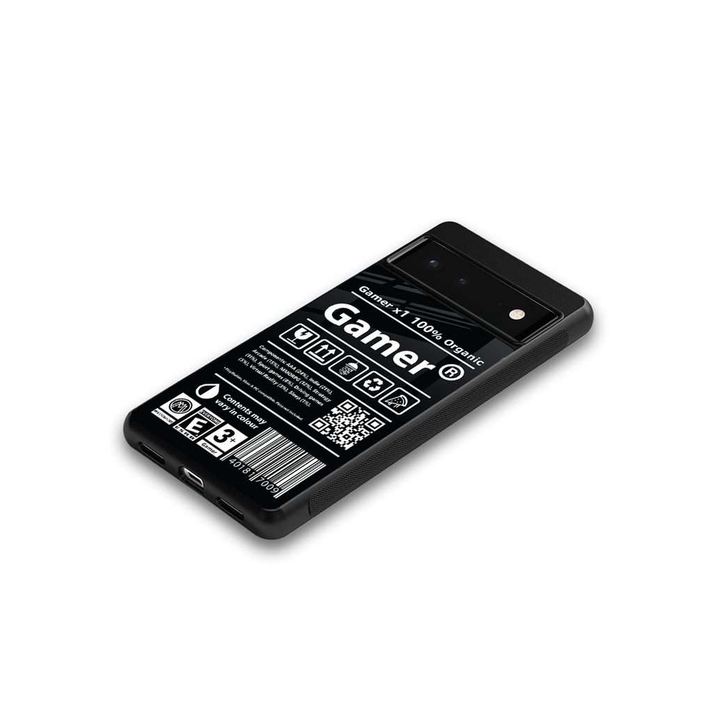 gamer back phone cover | glass case for google pixel 6