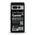 gamer back phone cover | glass case for google pixel 7 pro
