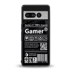 gamer back phone cover | glass case for google pixel 7 pro