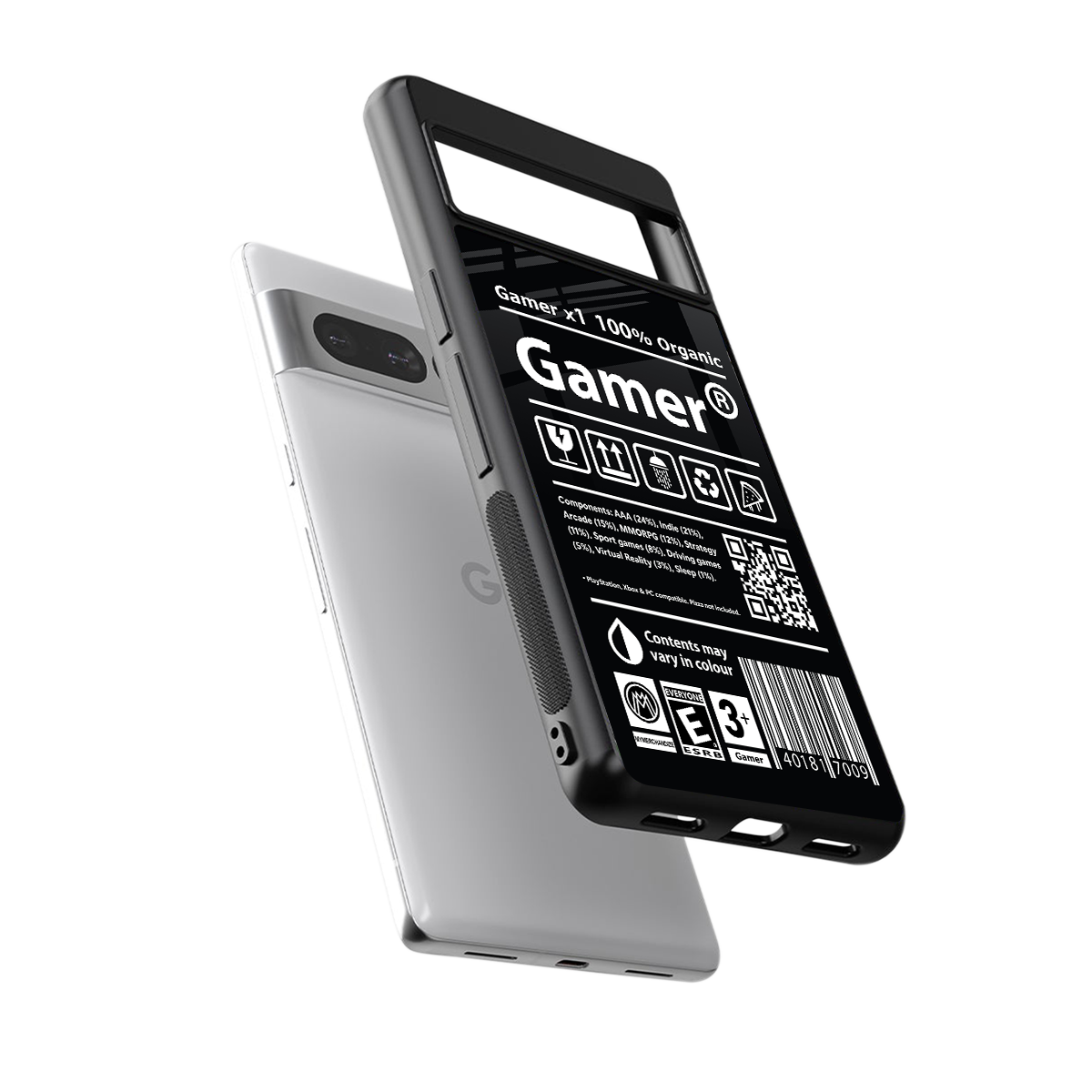 gamer back phone cover | glass case for google pixel 7 pro