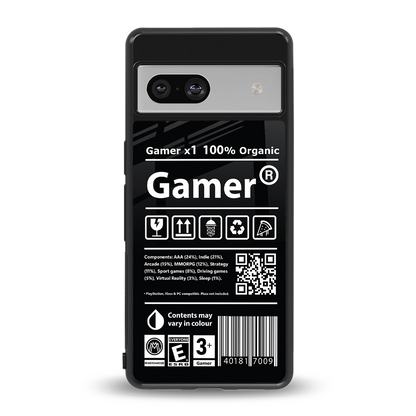 gamer back phone cover | glass case for Google Pixel 7