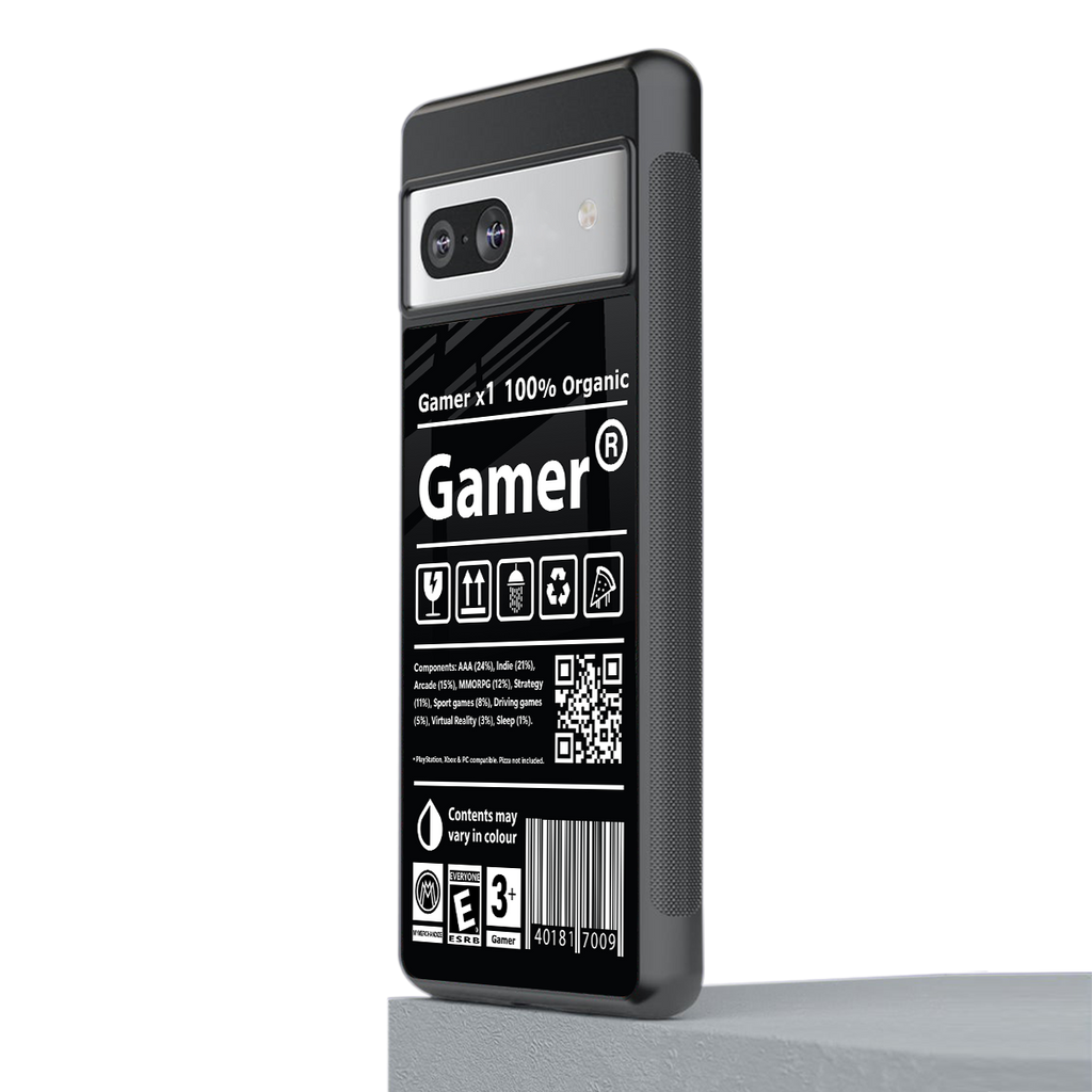 gamer back phone cover | glass case for Google Pixel 7