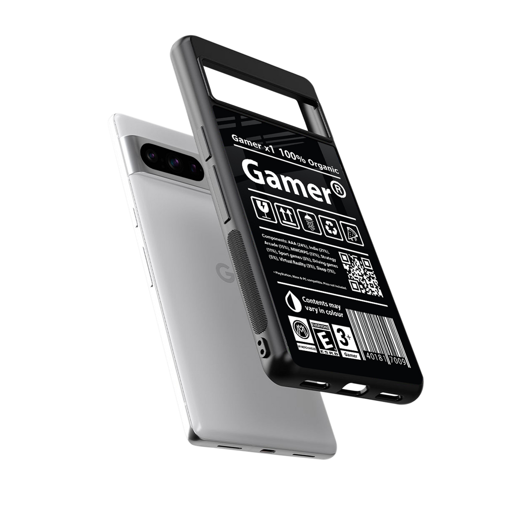 gamer back phone cover | glass case for google pixel 8 pro
