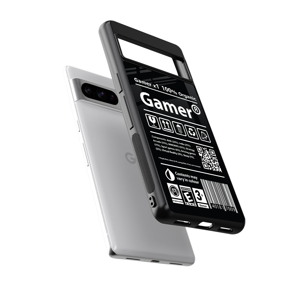 gamer back phone cover | glass case for google pixel 8 pro