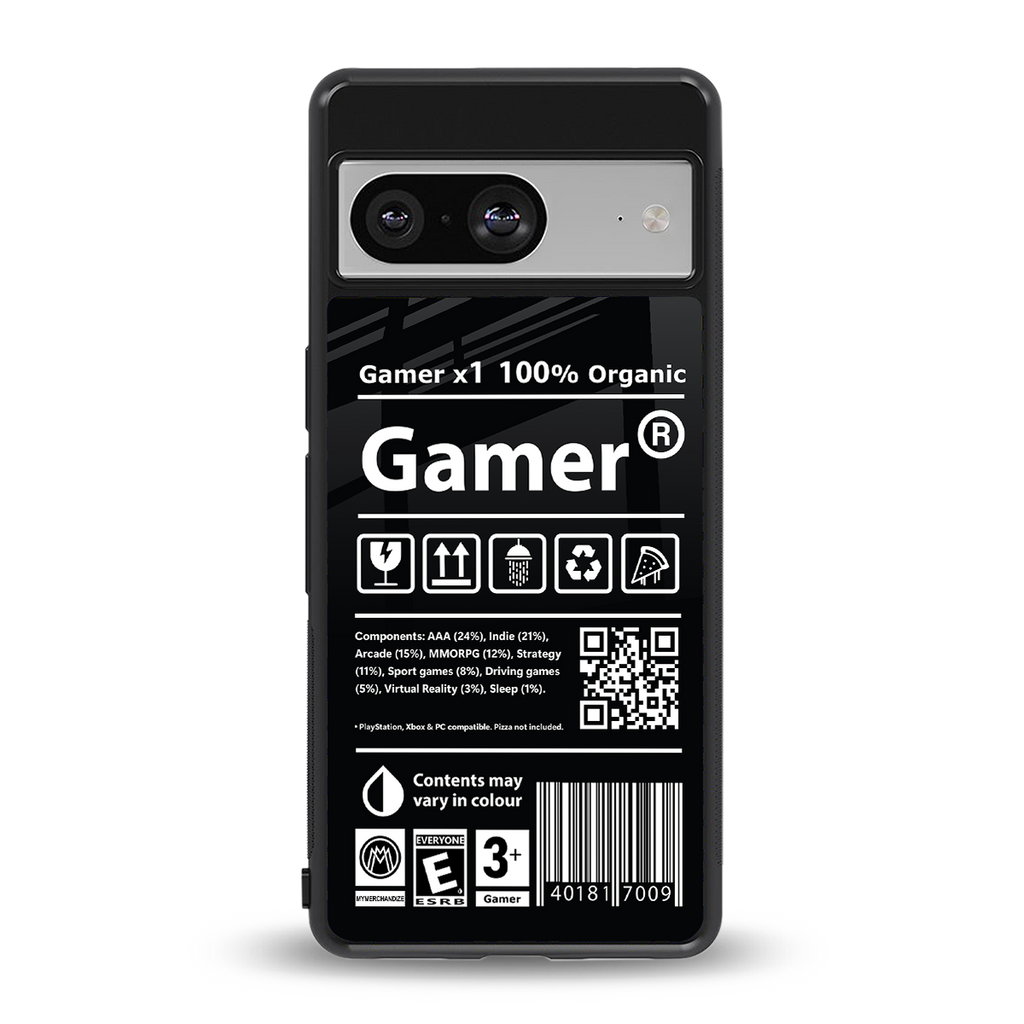 gamer back phone cover | glass case for Google Pixel 8