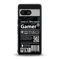 gamer back phone cover | glass case for Google Pixel 8