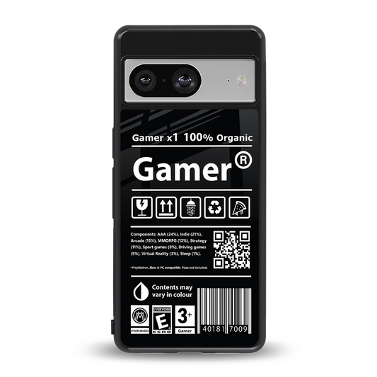 gamer back phone cover | glass case for Google Pixel 8
