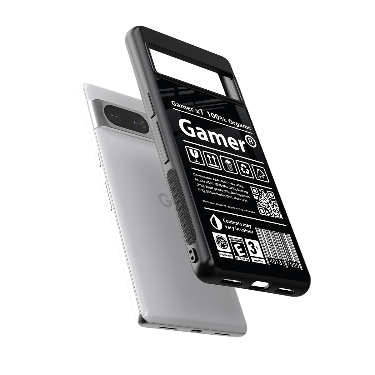 gamer back phone cover | glass case for Google Pixel 8