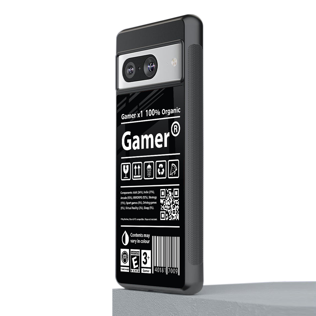 gamer back phone cover | glass case for Google Pixel 8