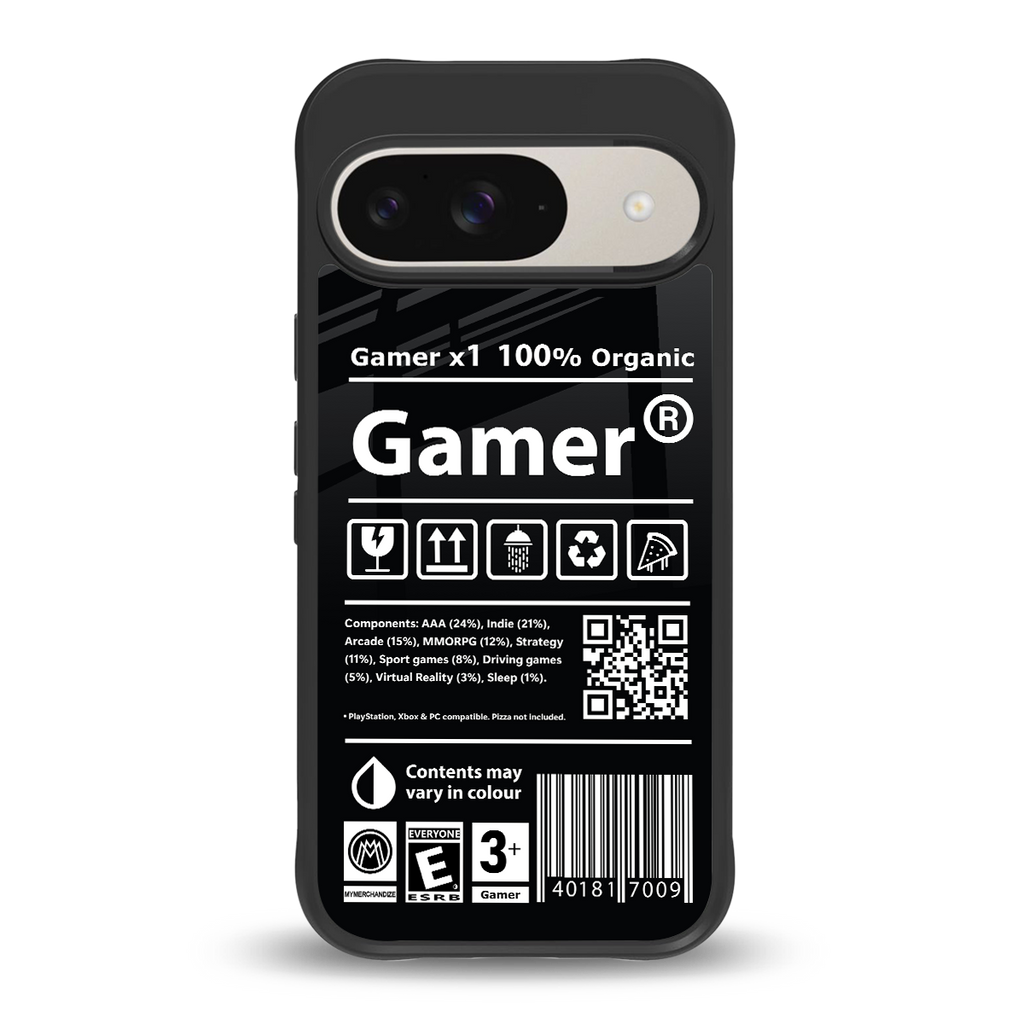 gamer back phone cover | glass case for google pixel 9