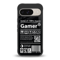 gamer back phone cover | glass case for google pixel 9