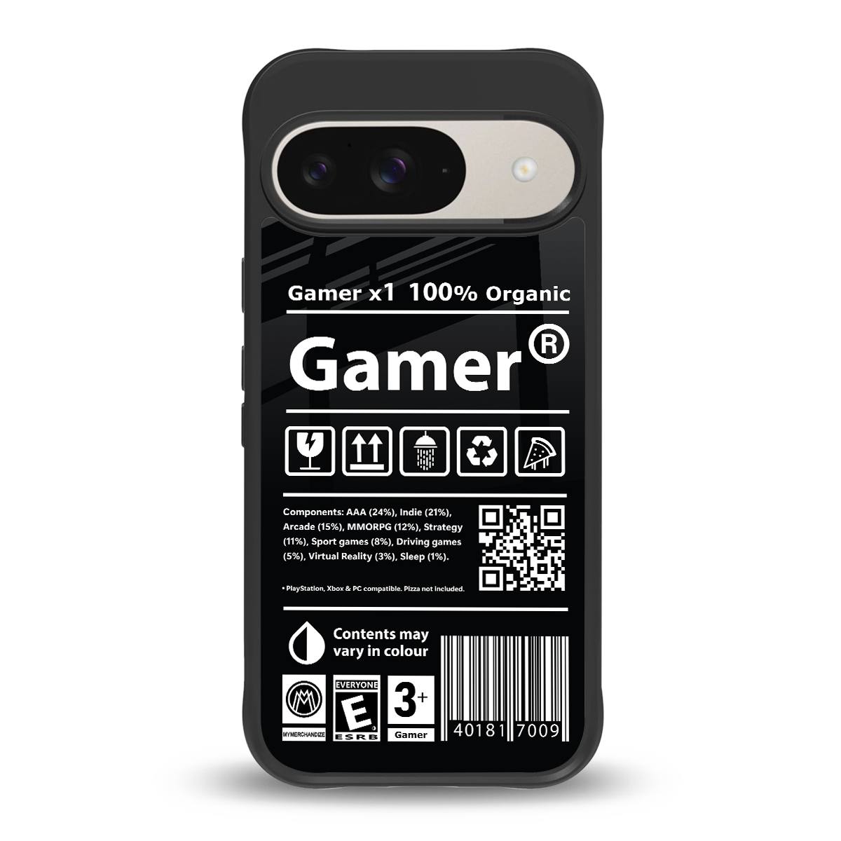 gamer back phone cover | glass case for google pixel 9