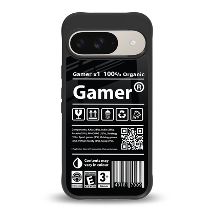 gamer back phone cover | glass case for google pixel 9