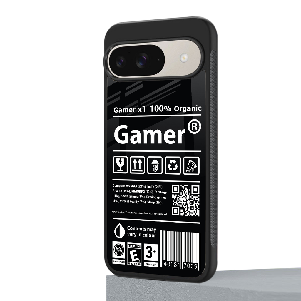 gamer back phone cover | glass case for google pixel 9