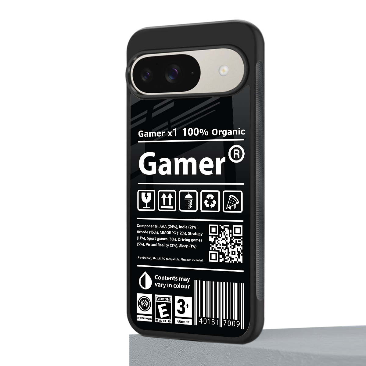 gamer back phone cover | glass case for google pixel 9