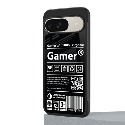 gamer back phone cover | glass case for google pixel 9