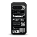 gamer back phone cover | glass case for google pixel 9 pro xl