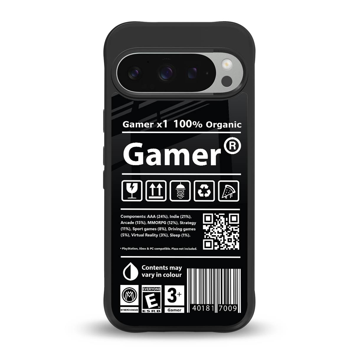 gamer back phone cover | glass case for google pixel 9 pro xl