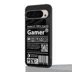 gamer back phone cover | glass case for google pixel 9 pro