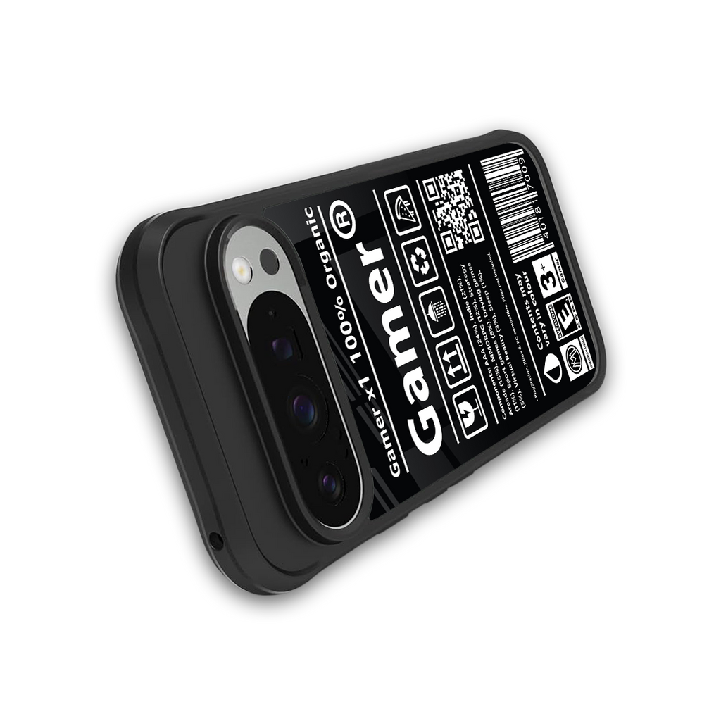 gamer back phone cover | glass case for google pixel 9 pro